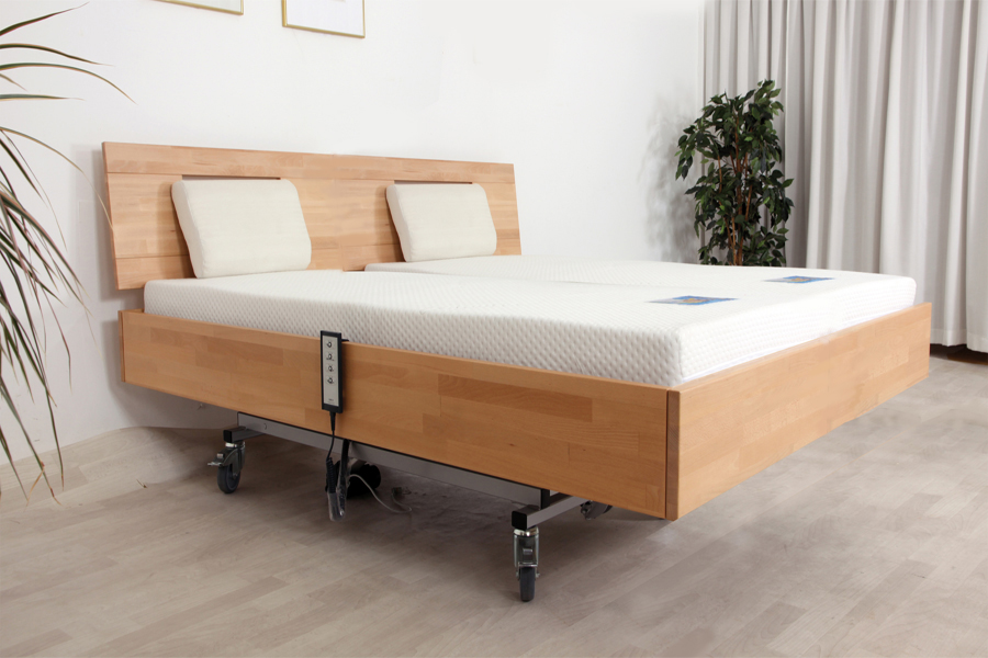 Hooglaagbed Forest Basic 503 KT niet deelbaar 160 cm breed massief beukenhouten.