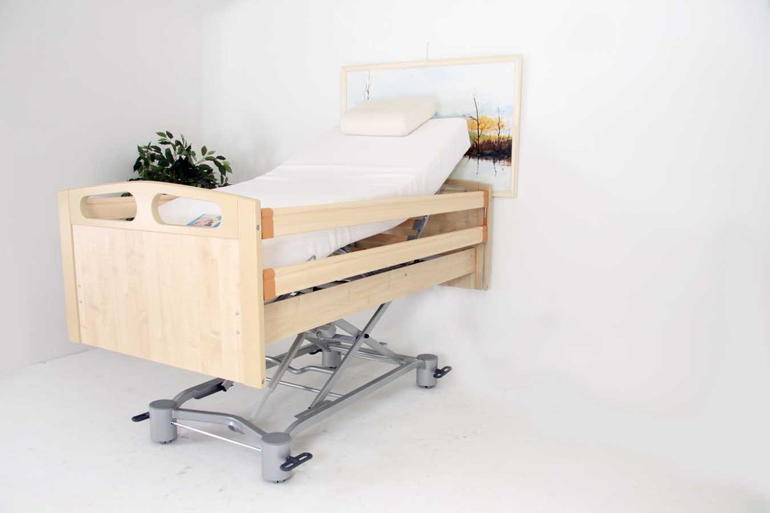 Irene hooglaagbed 90 X 210 cm. Met keuze uit max. belastbaarheid van 200 of 225 kg