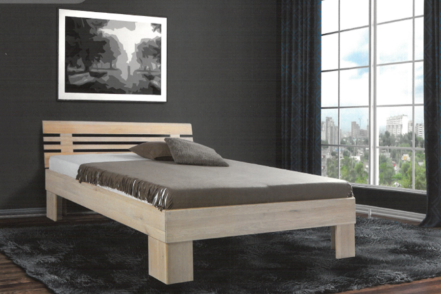 Hooglaagbed Forest Premium massief eikenhout 601 KT niet deelbaar 200 cm breed
