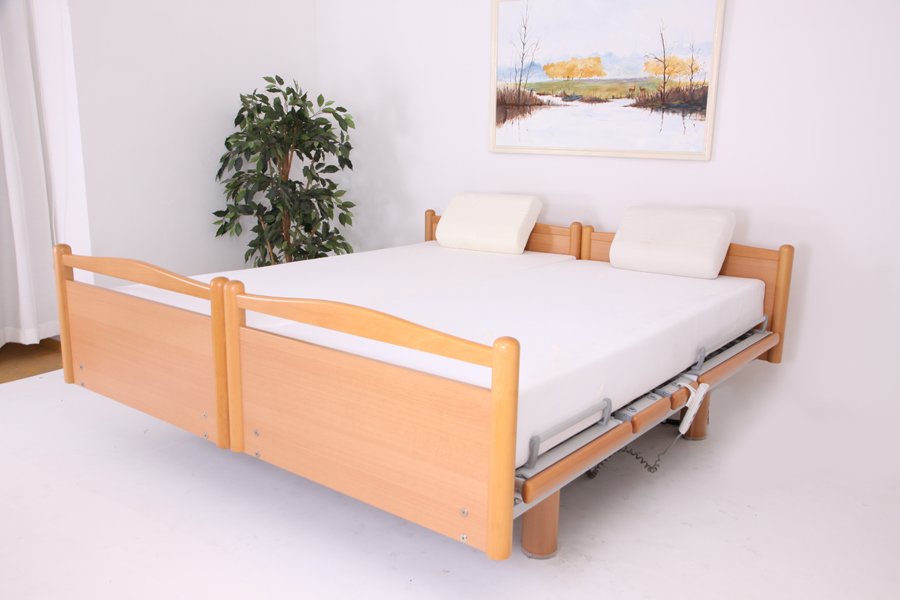 Hoog-laag bed qqq11941195 UNIEK Belletto 3080 S TWEE PERSOONS 90 x 210 zorg-verpleeg bed van Völker