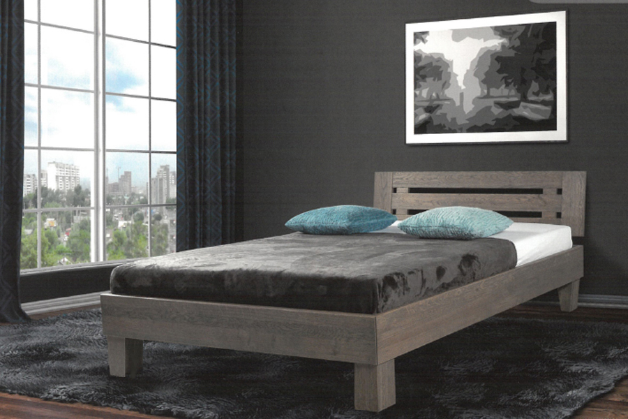 Hooglaagbed Forest Premium massief eikenhout 602 KT niet deelbaar 180 cm breed